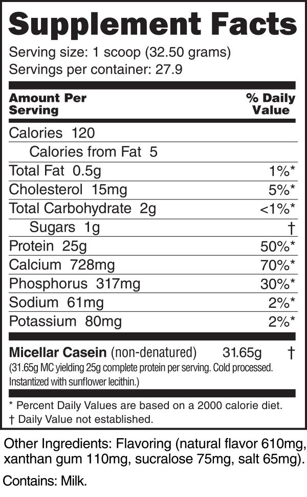 NutraBio Micellar Casein